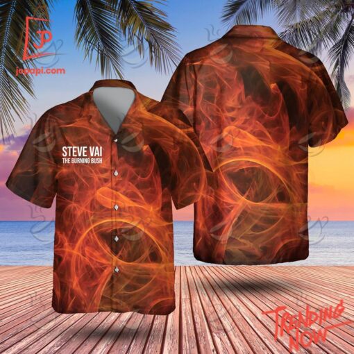 High-quality product with unique design – Steve Vai The Burning Bush Hawaiian Shirt
