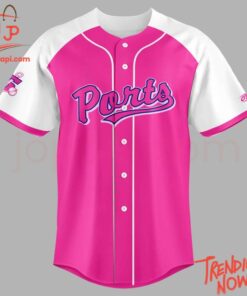High-quality product with unique design – Stockton Ports Pink Night Baseball Jersey