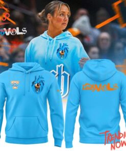 Stylish and comfortable printed clothing – Tennessee Lady Vols Kim Caldwell Coach Summitt Blue Hoodie
