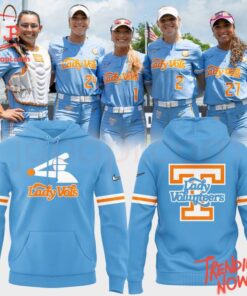 Stylish and comfortable printed clothing – Tennessee Lady Vols Softball Summitt Blue Hoodie
