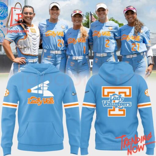 Stylish and comfortable printed clothing – Tennessee Lady Vols Softball Summitt Blue Hoodie