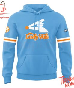 Stylish and comfortable printed clothing – Tennessee Lady Vols Softball Summitt Blue Hoodie