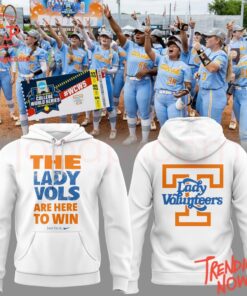 High-quality casual wear featuring custom artwork – Tennessee Lady Volunteers Are Here To Win Hoodie