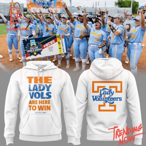 High-quality casual wear featuring custom artwork – Tennessee Lady Volunteers Are Here To Win Hoodie