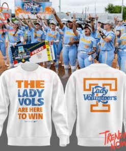 High-quality casual wear featuring custom artwork – Tennessee Lady Volunteers Are Here To Win Hoodie