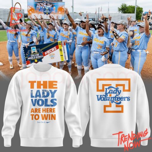 High-quality casual wear featuring custom artwork – Tennessee Lady Volunteers Are Here To Win Hoodie