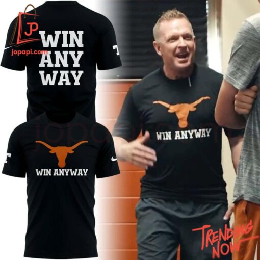 Stylish and comfortable printed clothing – Texas Longhorns Win Any Way Shirt