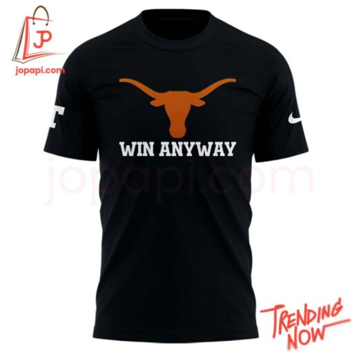Stylish and comfortable printed clothing – Texas Longhorns Win Any Way Shirt