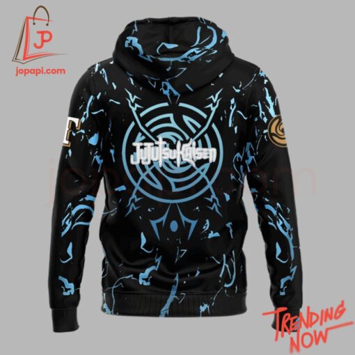 Comfortable Texas Rangers Jujutsu Kaisen Night Hoodie with eye-catching graphic