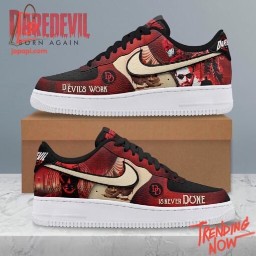 Make every step count with 1 The Devil's Work Is Never Done Nike Air Force 1.