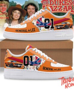 High-quality product with unique design – The Dukes Of Hazzard General Lee Air Force Shoes