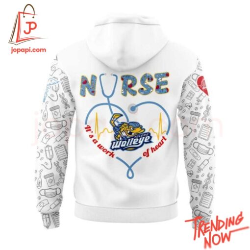 3D graphic 3 Toledo Walleye Nurses Appreciation Hoodie with bold design