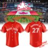 High-quality product with unique design – Toronto Blue Jays Canada Day Baseball Jersey