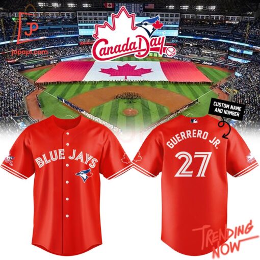 High-quality product with unique design – Toronto Blue Jays Canada Day Baseball Jersey