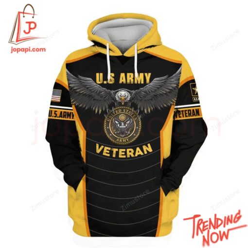 High-quality product with unique design – Us Army Veteran Hoodie