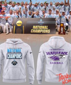 Make every step count with 1 Uw Whitewater Warhawk 2025 National Champions Hoodie.
