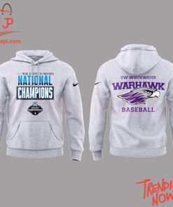 Make every step count with 2 Uw Whitewater Warhawk 2025 National Champions Hoodie.