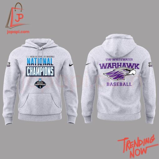 Make every step count with 2 Uw Whitewater Warhawk 2025 National Champions Hoodie.