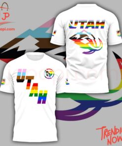 Make every step count with 3 Utah Mammoth Happy Pride Lgbt Hoodie.