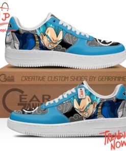 High-quality product with unique design – Vegeta Super Saiyan Blue Dragon Ball Air Force Shoes