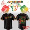 High-quality product with unique design – Washington Nationals Juneteenth Night Jersey