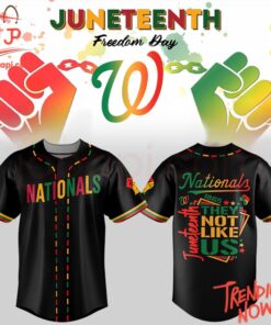 High-quality product with unique design – Washington Nationals Juneteenth Night Jersey