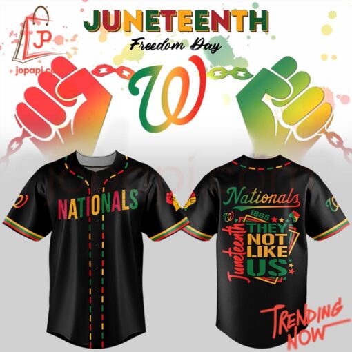 High-quality product with unique design – Washington Nationals Juneteenth Night Jersey