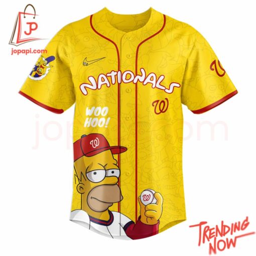 High-quality product with unique design – Washington Nationals The Simpsons Jersey