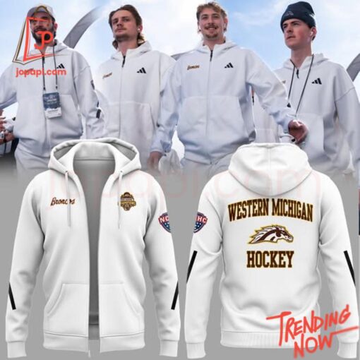 Bold and stylish casual wear – Western Michigan Broncos Hockey Zip Hoodie