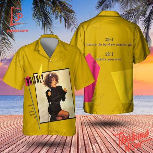 High-quality product with unique design – Where Do Broken Hearts Go Whitney Houston Hawaiian Shirt