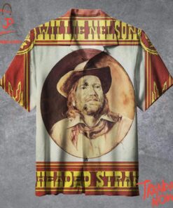 Comfortable Willie Nelson Red Headed Stranger Universal Hawaiian Shirt with eye-catching graphic