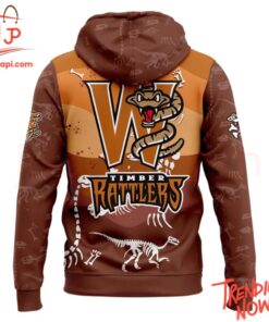 Bold and stylish casual wear – Wisconsin Timber Rattlers Dino Night Hoodie