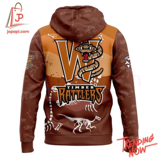 Bold and stylish casual wear – Wisconsin Timber Rattlers Dino Night Hoodie