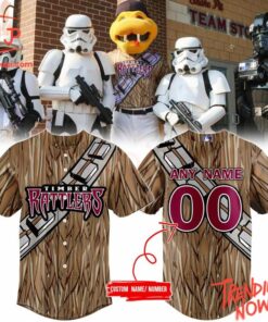 High-quality product with unique design – Wisconsin Timber Rattlers Star Wars Jersey