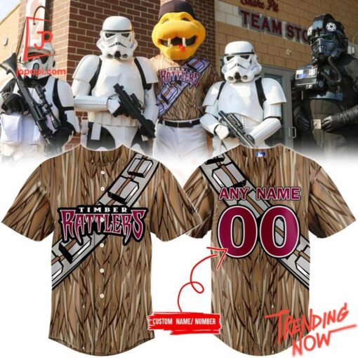 High-quality product with unique design – Wisconsin Timber Rattlers Star Wars Jersey