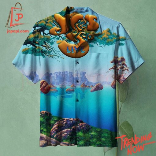 Stylish and comfortable printed clothing – Yes Rock Band Hawaiian Shirt