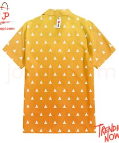 High-quality product with unique design – Zenitsu Demon Slayer Hawaiian Shirt