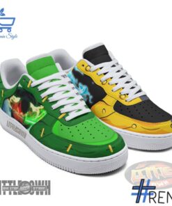High-quality product with unique design – Sanji X Zoro One Piece Air Force Shoes