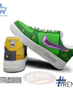 High-quality product with unique design – Sanji X Zoro One Piece Air Force Shoes