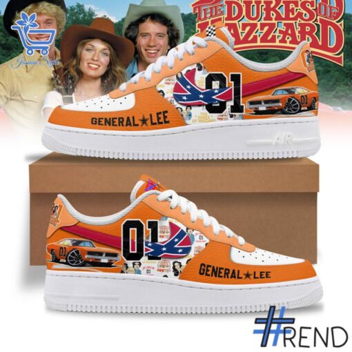 High-quality product with unique design – The Dukes Of Hazzard General Lee Air Force Shoes