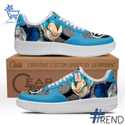 High-quality product with unique design – Vegeta Super Saiyan Blue Dragon Ball Air Force Shoes