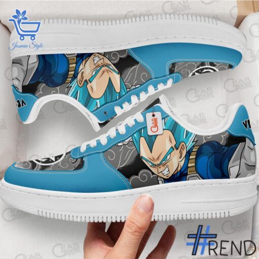 High-quality product with unique design – Vegeta Super Saiyan Blue Dragon Ball Air Force Shoes