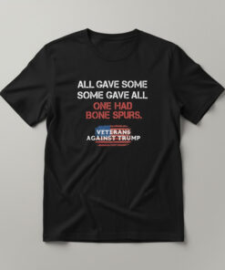 High-quality product with unique design – All Gave Some Some Gave All Veterans Against Trump Shirt Jpg