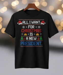 High-quality product with unique design – All I Want For Christmas Is A New President Shirt Jpg