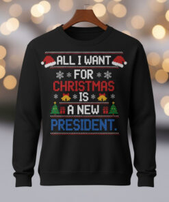 High-quality product with unique design – All I Want For Christmas Is A New President Shirt Jpg
