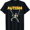 High-quality product with unique design – Autism Skeleton Meme T Shirt