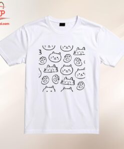 High-quality product with unique design – Cat Doodle Cartoon Shirt