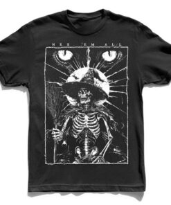 High-quality product with unique design – Cat Witch Skeleton Hex Em All Shirt Jpg