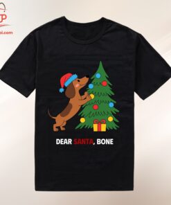 High-quality product with unique design – Dear Santa Bone Dog Shirt Jpg