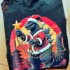 High-quality product with unique design – Dinosaur Christmas Light Shirt